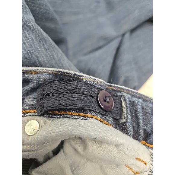 UPROAR JEANS Juniors Sz 16 = 26/28 Embroidered Pockets READ - Picture 10 of 12